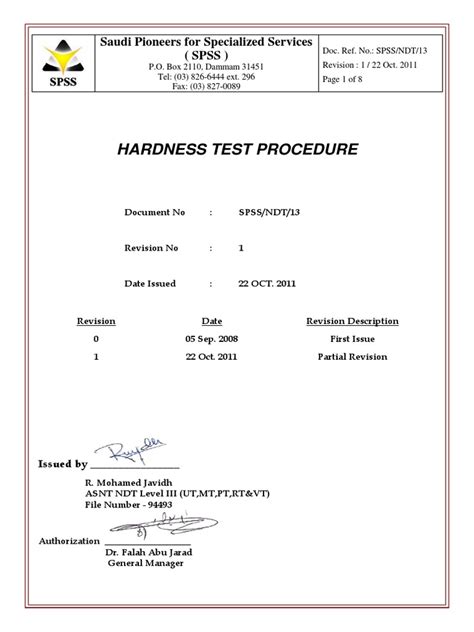 hardness test certificate|hardness test procedure.